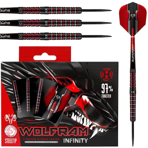 Steel Tip Wolfram Infinity 97 Harrows Darts Store Putte